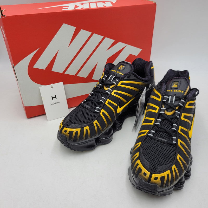 【中古美品】【メンズ】 NIKE ナイキ AV3595-013 SHOX ショックス TL スニーカー シューズ 靴 160-260915-ya-17-izu サイズ：27cm カラー：BLACK/UNIVERSITY GOLD 万代Net店