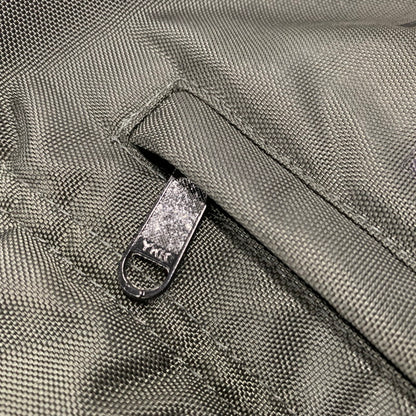 【中古品】【メンズ】 KUSHITANI クシタニ K-341-91 NYLON BIKER JACKET ナイロン バイカー ジャケット アウター 146-260921-kh-07-izu サイズ：L カラー：カーキ 万代Net店