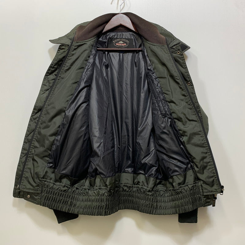 【中古品】【メンズ】 KUSHITANI クシタニ K-341-91 NYLON BIKER JACKET ナイロン バイカー ジャケット アウター 146-260921-kh-07-izu サイズ：L カラー：カーキ 万代Net店