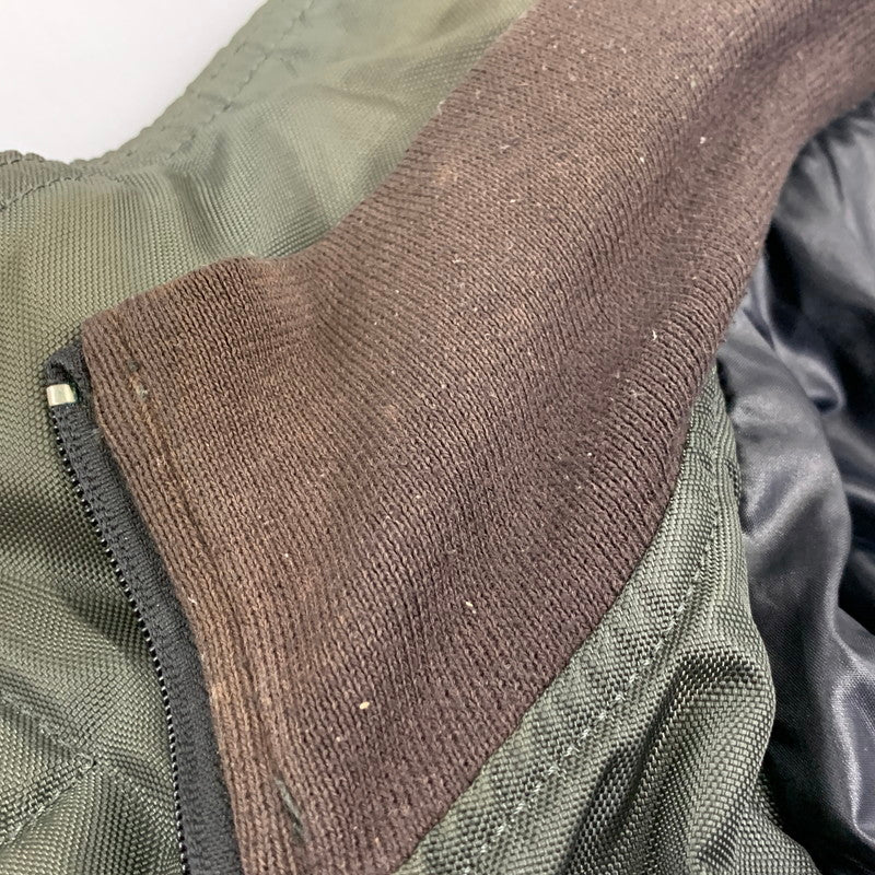 【中古品】【メンズ】 KUSHITANI クシタニ K-341-91 NYLON BIKER JACKET ナイロン バイカー ジャケット アウター 146-260921-kh-07-izu サイズ：L カラー：カーキ 万代Net店