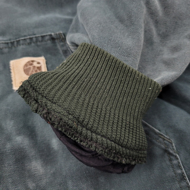 【中古品】【メンズ】 CARHARTT カーハート JQ243 USA製 星タグ 90'S ACTIVE JACKET アクティブ ジャケット アウター 146-260913-ya-01-izu サイズ：M カラー：HUNTER GREEN 万代Net店