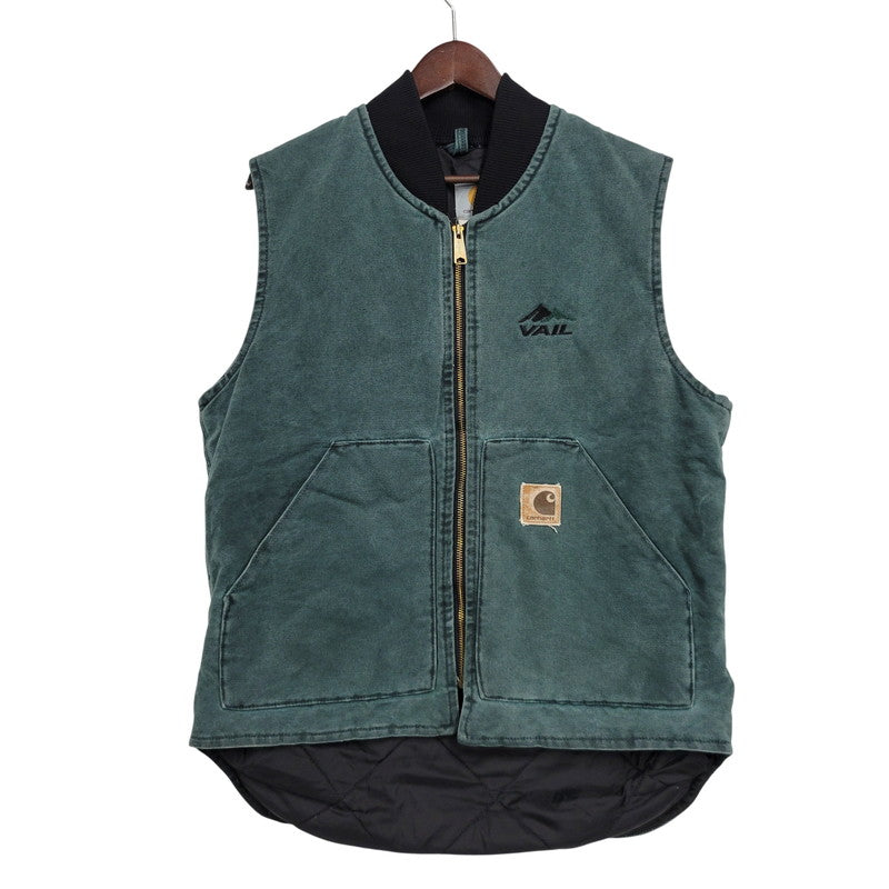 【中古品】【メンズ】 CARHARTT カーハート USA製 99年製 VAIL 90’S ACTIVE VEST アクティブ ベスト アウター 146-260913-ya-02-izu サイズ：M カラー：HUNTER GREEN 万代Net店