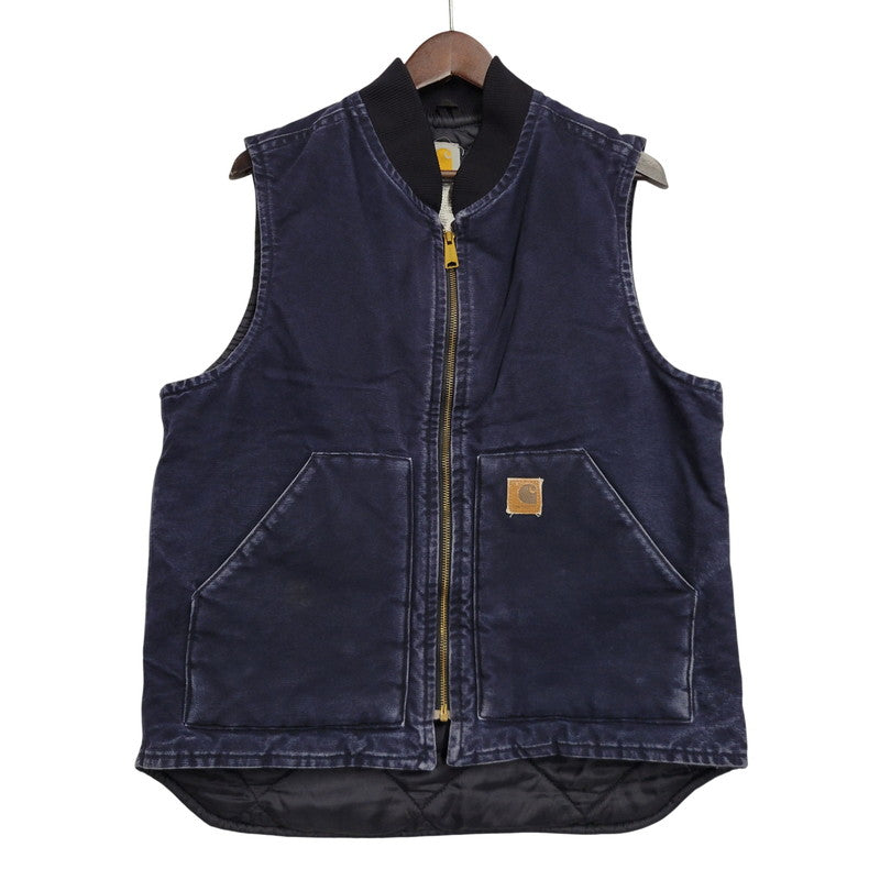 【中古品】【メンズ】 CARHARTT カーハート V02MDT メキシコ製 09年製 00’S ACTIVE VEST アクティブ ベスト アウター 146-260913-ya-03-izu サイズ：M カラー：ネイビー 万代Net店