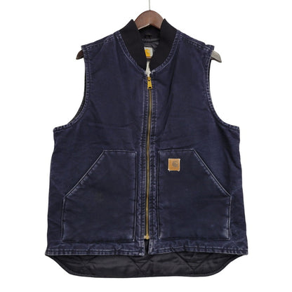 【中古品】【メンズ】 CARHARTT カーハート V02MDT メキシコ製 09年製 00’S ACTIVE VEST アクティブ ベスト アウター 146-260913-ya-03-izu サイズ：M カラー：ネイビー 万代Net店