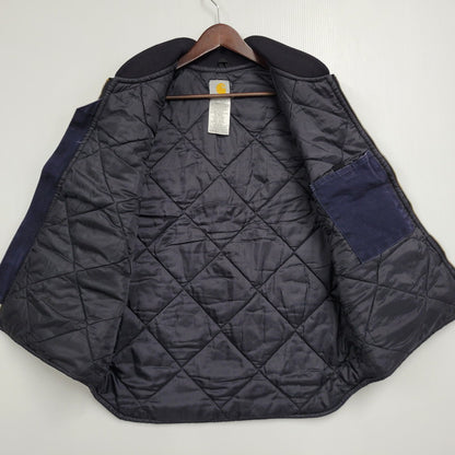 【中古品】【メンズ】 CARHARTT カーハート V02MDT メキシコ製 09年製 00’S ACTIVE VEST アクティブ ベスト アウター 146-260913-ya-03-izu サイズ：M カラー：ネイビー 万代Net店