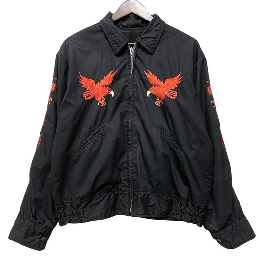 【現状渡し品】【メンズ】 TAILOR TOYO テーラー東洋 COTTON TWILL SUKA JACKET TT12491 コットン ツイル スカジャン ジャケット 145-260913-as-08-izu サイズ：M カラー：ブラック 万代Net店
