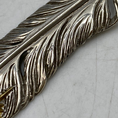 【中古品】【メンズ/レディース】 SAAD サード 925 K18 FEATHER SUN SYMBOL PENDANT TOP フェザー サン シンボル ペンダントトップ アクセサリー 191-260913-as-19-izu カラー：シルバー 万代Net店