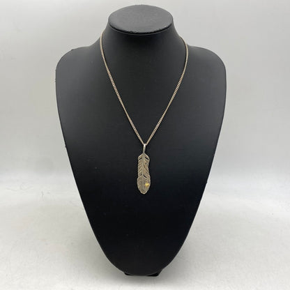 【中古品】【メンズ/レディース】 SAAD サード 925 K18 FEATHER SUN SYMBOL PENDANT TOP フェザー サン シンボル ペンダントトップ アクセサリー 191-260913-as-19-izu カラー：シルバー 万代Net店