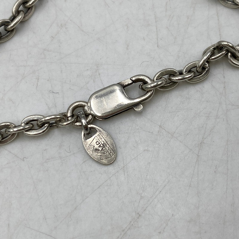 【中古品】【メンズ/レディース】 SAAD サード 925 AZUKI CHAIN NECKLACE アズキチェーン ネックレス アクセサリー 191-260913-as-23-izu カラー：シルバー 万代Net店
