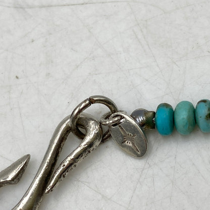 【中古品】【メンズ/レディース】 SAAD サード TURQUOISE BEADS NECKLACE ターコイズ ビーズ ネックレス アクセサリー 191-260913-as-24-izu カラー：ターコイズ 万代Net店