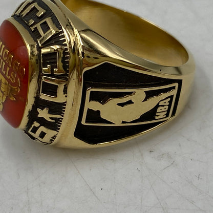 【中古品】【メンズ/レディース】 USED NBA CHICAGO BULLS RING シカゴブルズ リング 指輪 アクセサリー 192-260913-as-22-izu カラー：ゴールド 万代Net店