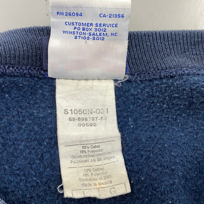 【中古品】【メンズ】 NEIGHBORHOOD ネイバーフッド × CHAMPION チャンピオン REVERSE WEAVE SWEATSHIRT リバース ウィーブ スウェットシャツ トップス 142-260917-kh-18-izu サイズ：L カラー：ネイビー 万代Net店