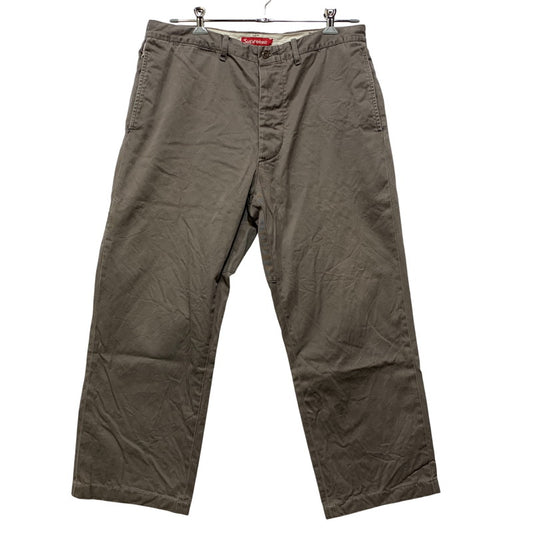 【中古品】【メンズ】 Supreme シュプリーム CHINO PANTS チノパンツ ボトムス 149-260913-as-03-izu サイズ：36 カラー：グレー 万代Net店