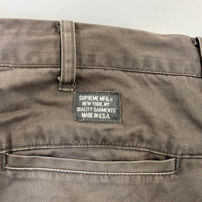 【中古品】【メンズ】 Supreme シュプリーム CHINO PANTS チノパンツ ボトムス 149-260913-as-03-izu サイズ：36 カラー：グレー 万代Net店