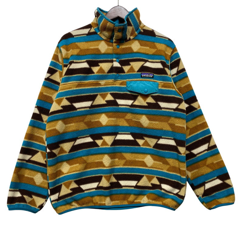 【中古品】【メンズ/レディース】 PATAGONIA パタゴニア 25455FA14 14AW LIGHT WEIGHT SYNCHILLA SNAP-T ライト ウェイト シンチラ スナップティー トップス 長袖 144-260914-cs-17-izu サイズ：WOMEN'S M カラー：マルチ 万代Net店