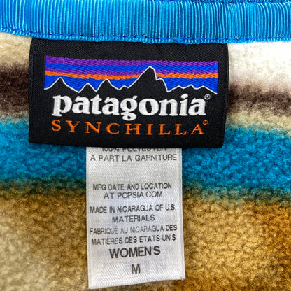【中古品】【メンズ/レディース】 PATAGONIA パタゴニア 25455FA14 14AW LIGHT WEIGHT SYNCHILLA SNAP-T ライト ウェイト シンチラ スナップティー トップス 長袖 144-260914-cs-17-izu サイズ：WOMEN'S M カラー：マルチ 万代Net店