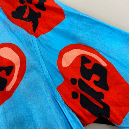 【中古品】【メンズ】 STUSSY ステューシー×CPFM シーピーエフエム HEART OPEN COLLAR SS SHIRT ハート オープン カラー ショートスリーブ シャツ トップス 半袖 142-260914-cs-13-izu サイズ：M カラー：ライトブルー 万代Net店