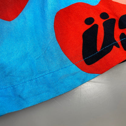 【中古品】【メンズ】 STUSSY ステューシー×CPFM シーピーエフエム HEART OPEN COLLAR SS SHIRT ハート オープン カラー ショートスリーブ シャツ トップス 半袖 142-260914-cs-13-izu サイズ：M カラー：ライトブルー 万代Net店