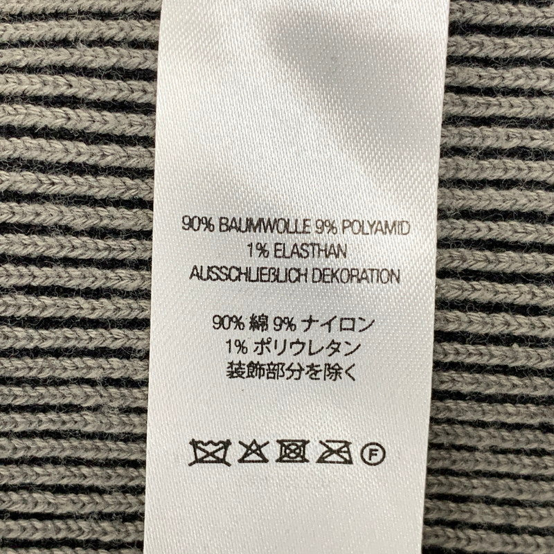 【中古品】【メンズ】 Supreme シュプリーム 2-TONE RIBBED ZIP UP SWEATER ジップアップ セーター 149-260913-as-02-izu サイズ：S カラー：ブラック系 万代Net店