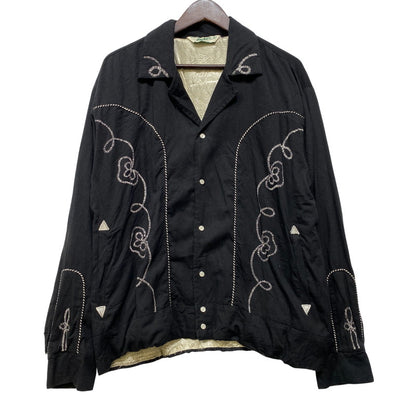 【中古品】【メンズ】 BACKERS バッカーズ 50S復刻 WESTERN SHIRT JACKET ウエスタン シャツ ジャケット アウター 146-260914-cs-19-izu サイズ：L カラー：ブラック 万代Net店