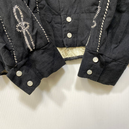 【中古品】【メンズ】 BACKERS バッカーズ 50S復刻 WESTERN SHIRT JACKET ウエスタン シャツ ジャケット アウター 146-260914-cs-19-izu サイズ：L カラー：ブラック 万代Net店