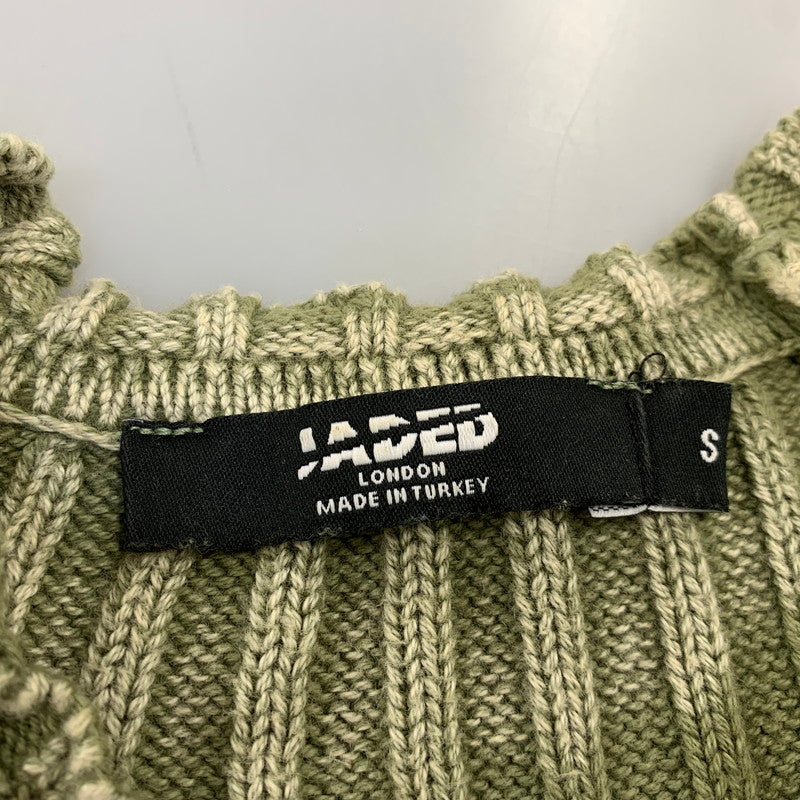 【中古品】【メンズ】 JADED LONDON ジェイデッドロンドン VAULT KNIT ヴォールト ニット 142-260913-as-06-izu サイズ：S カラー：グリーン 万代Net店