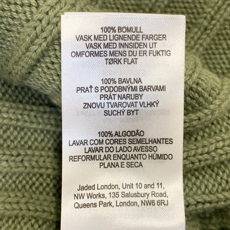 【中古品】【メンズ】 JADED LONDON ジェイデッドロンドン VAULT KNIT ヴォールト ニット 142-260913-as-06-izu サイズ：S カラー：グリーン 万代Net店