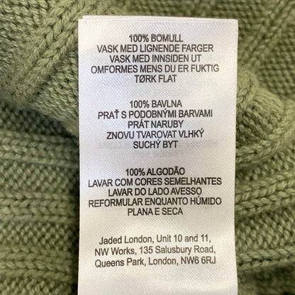 【中古品】【メンズ】 JADED LONDON ジェイデッドロンドン VAULT KNIT ヴォールト ニット 142-260913-as-06-izu サイズ：S カラー：グリーン 万代Net店