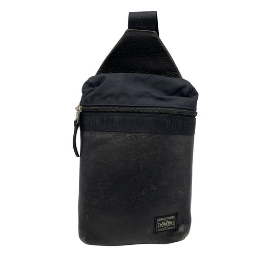 【中古品】【メンズ/レディース】 PORTER ポーター RELAX SLING SHOULDER BAG 328-01523 リラックス スリングショルダーバッグ 鞄 カバン 188-260916-ay-10-izu カラー：ブラック 万代Net店