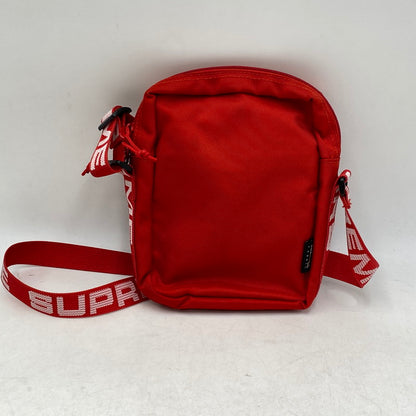 【中古品】【メンズ/レディース】 SUPREME シュプリーム 18SS SHOULDER BAG ショルダーバッグ 鞄 カバン 188-260915-ya-02-izu カラー：レッド 万代Net店