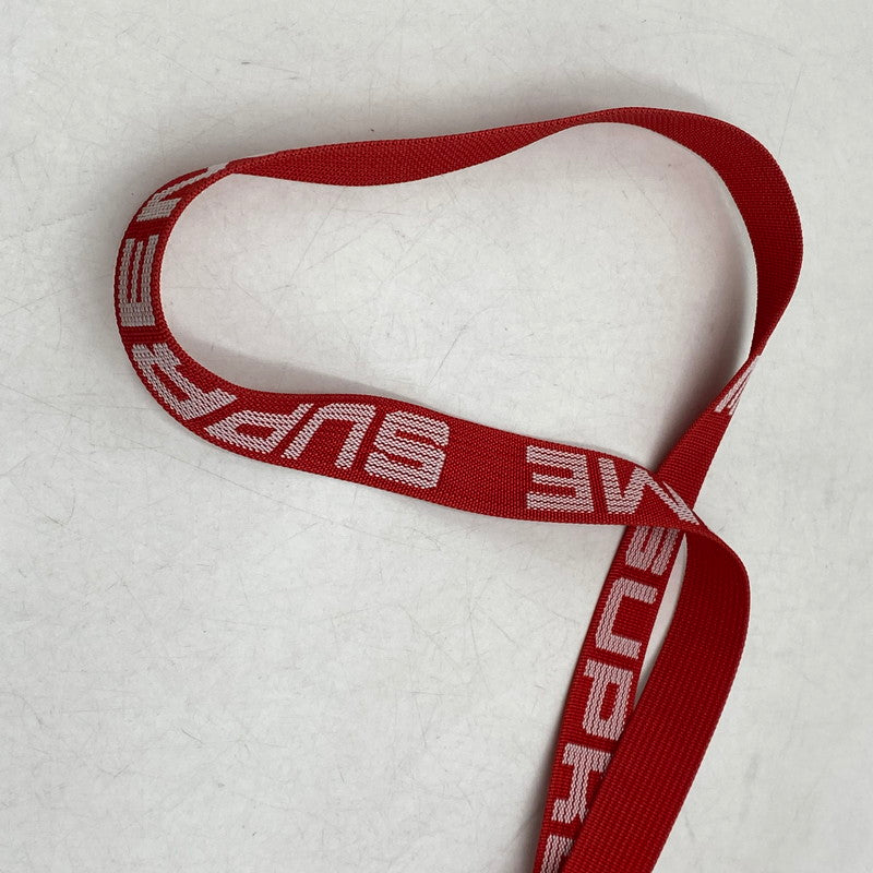 【中古品】【メンズ/レディース】 SUPREME シュプリーム 18SS SHOULDER BAG ショルダーバッグ 鞄 カバン 188-260915-ya-02-izu カラー：レッド 万代Net店