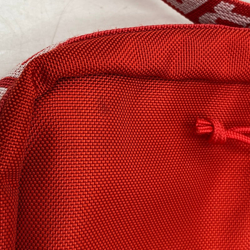 【中古品】【メンズ/レディース】 SUPREME シュプリーム 18SS SHOULDER BAG ショルダーバッグ 鞄 カバン 188-260915-ya-02-izu カラー：レッド 万代Net店