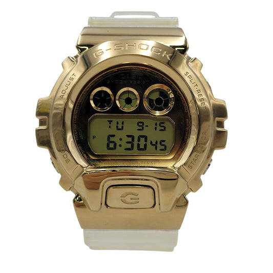 【中古品】【メンズ/レディース】 G-SHOCK ジーショック GM-6900SG-9JF DIGITAL QUARTZ デジタルクオーツ 腕時計 196-260916-yn-11-izu サイズ：53.9 × 49.7 × 18.6 mm カラー：ゴールド×クリア系 万代Net店