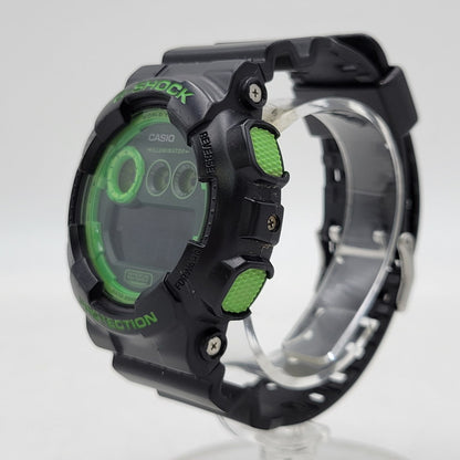 【中古品】【メンズ/レディース】 G-SHOCK ジーショック DIGITAL GD-120N デジタル 腕時計 196-260920-as-13-izu カラー：ブラック×グリーン 万代Net店