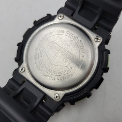 【中古品】【メンズ/レディース】 G-SHOCK ジーショック DIGITAL GD-120N デジタル 腕時計 196-260920-as-13-izu カラー：ブラック×グリーン 万代Net店