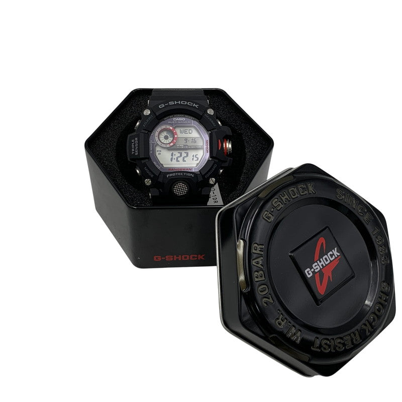 【中古美品】【メンズ/レディース】 G-SHOCK ジーショック GW-9400-1DR RANGEMAN SOLAR DIGITAL レンジマン ソーラー デジタル 腕時計 196-260916-yn-08-izu カラー：ブラック 万代Net店