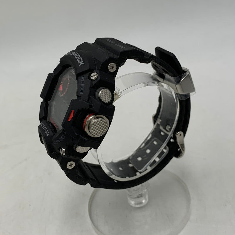 【中古美品】【メンズ/レディース】 G-SHOCK ジーショック GW-9400-1DR RANGEMAN SOLAR DIGITAL レンジマン ソーラー デジタル 腕時計 196-260916-yn-08-izu カラー：ブラック 万代Net店