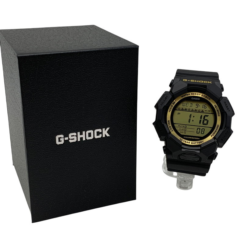 【中古品】【メンズ/レディース】 G-SHOCK ジーショック GD-010GB-1A9JF DIGITAL QUARTZ デジタルクオーツ 腕時計 196-260916-yn-07-izu サイズ：54.9 × 51.9 × 16.1 mm カラー：ブラック 万代Net店