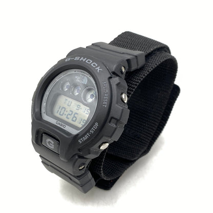 【中古品】【メンズ/レディース】 SUPREME シュプリーム×G-SHOCK ジーショック ×THE NORTH FACE ザ・ノース・フェイス DW-6900NS-1JR 国内正規 DIGITAL QUARTZ デジタル クオーツ 腕時計 時計 196-260915-ya-01-izu カラー：ブラック 万代Net店