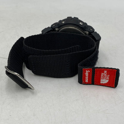 【中古品】【メンズ/レディース】 SUPREME シュプリーム×G-SHOCK ジーショック ×THE NORTH FACE ザ・ノース・フェイス DW-6900NS-1JR 国内正規 DIGITAL QUARTZ デジタル クオーツ 腕時計 時計 196-260915-ya-01-izu カラー：ブラック 万代Net店