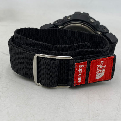 【中古品】【メンズ/レディース】 SUPREME シュプリーム×G-SHOCK ジーショック ×THE NORTH FACE ザ・ノース・フェイス DW-6900NS-1JR 国内正規 DIGITAL QUARTZ デジタル クオーツ 腕時計 時計 196-260915-ya-01-izu カラー：ブラック 万代Net店
