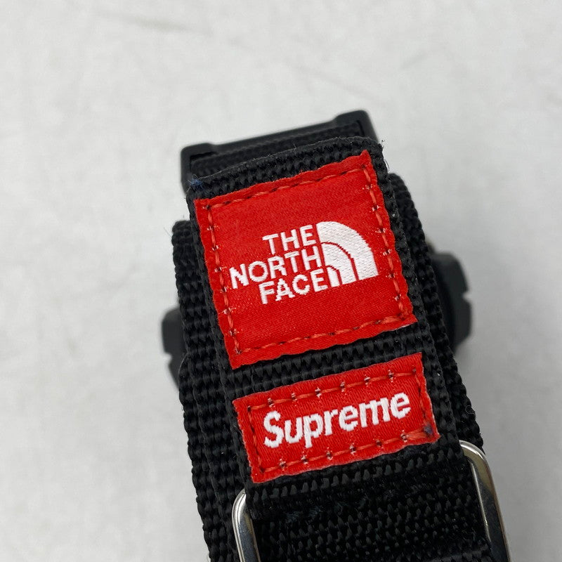 【中古品】【メンズ/レディース】 SUPREME シュプリーム×G-SHOCK ジーショック ×THE NORTH FACE ザ・ノース・フェイス DW-6900NS-1JR 国内正規 DIGITAL QUARTZ デジタル クオーツ 腕時計 時計 196-260915-ya-01-izu カラー：ブラック 万代Net店