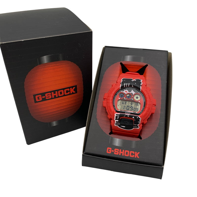 【中古美品】【メンズ/レディース】 G-SHOCK ジーショック DW-6900AKA-4JR DIGITAL QUARTZ デジタルクオーツ 腕時計 196-260916-yn-06-izu サイズ：53.2 × 50 × 18.7 mm カラー：レッド 万代Net店