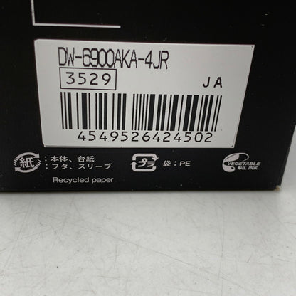 【中古美品】【メンズ/レディース】 G-SHOCK ジーショック DW-6900AKA-4JR DIGITAL QUARTZ デジタルクオーツ 腕時計 196-260916-yn-06-izu サイズ：53.2 × 50 × 18.7 mm カラー：レッド 万代Net店