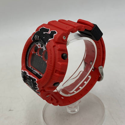 【中古美品】【メンズ/レディース】 G-SHOCK ジーショック DW-6900AKA-4JR DIGITAL QUARTZ デジタルクオーツ 腕時計 196-260916-yn-06-izu サイズ：53.2 × 50 × 18.7 mm カラー：レッド 万代Net店