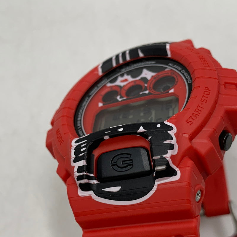 【中古美品】【メンズ/レディース】 G-SHOCK ジーショック DW-6900AKA-4JR DIGITAL QUARTZ デジタルクオーツ 腕時計 196-260916-yn-06-izu サイズ：53.2 × 50 × 18.7 mm カラー：レッド 万代Net店