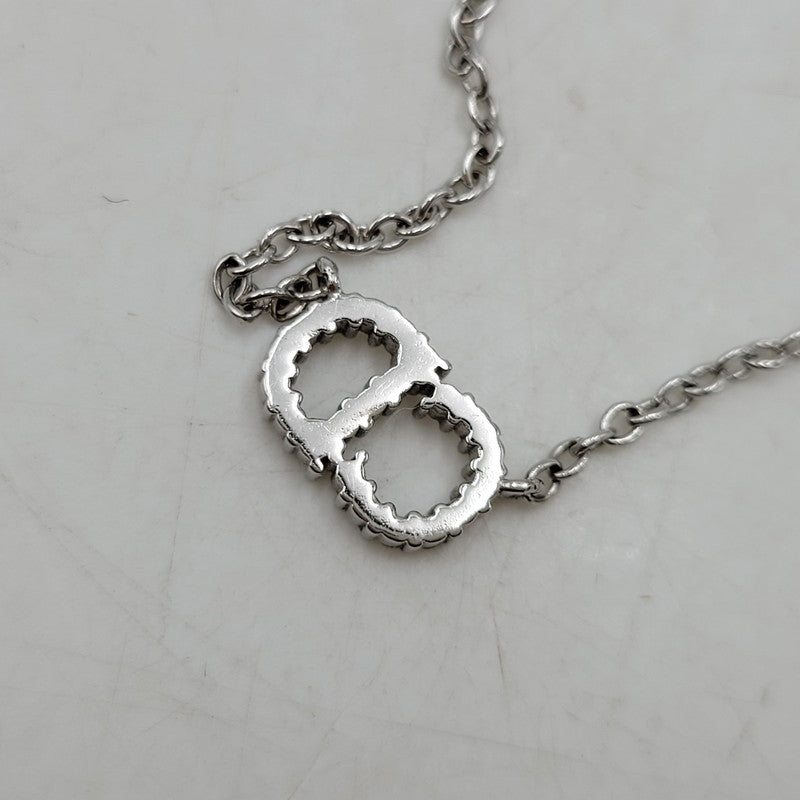 【中古品】【レディース】 DIOR ディオール PETIT プチ CD NECKLACE ネックレス アクセサリー 182-260916-ya-14-izu カラー：シルバー 万代Net店