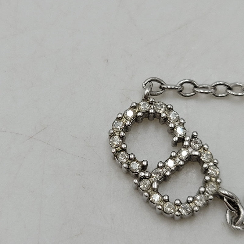 【中古品】【レディース】 DIOR ディオール PETIT プチ CD NECKLACE ネックレス アクセサリー 182-260916-ya-14-izu カラー：シルバー 万代Net店