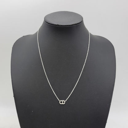 【中古品】【レディース】 DIOR ディオール PETIT プチ CD NECKLACE ネックレス アクセサリー 182-260916-ya-14-izu カラー：シルバー 万代Net店