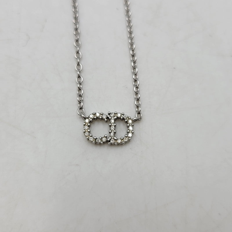 【中古品】【レディース】 DIOR ディオール PETIT プチ CD NECKLACE ネックレス アクセサリー 182-260916-ya-14-izu カラー：シルバー 万代Net店